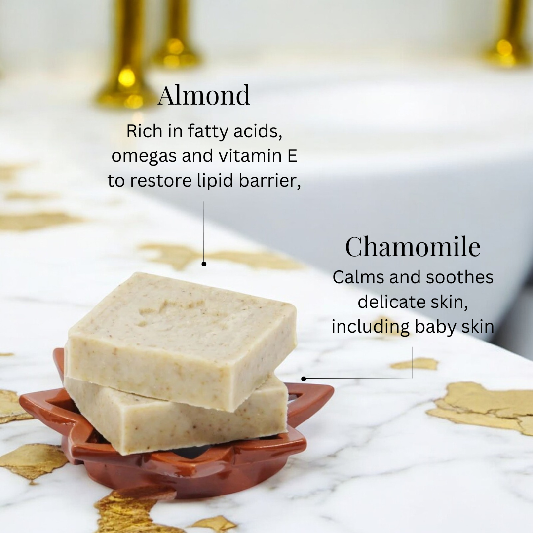Chamomile and Almond Soap - 100g