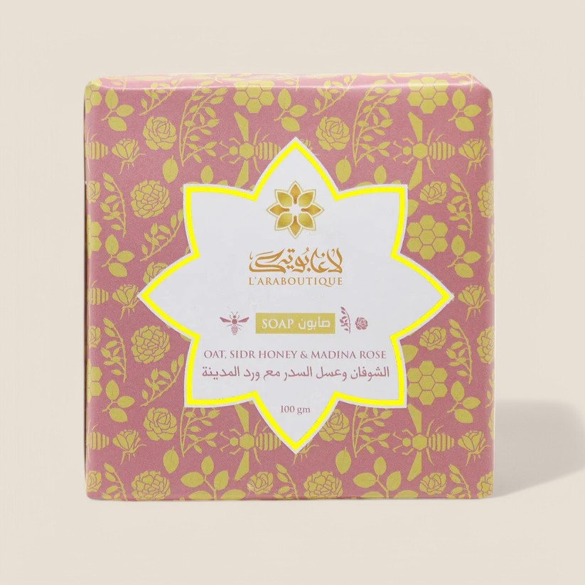 Oat, Sidr Honey and Madina Rose Soap - 100g