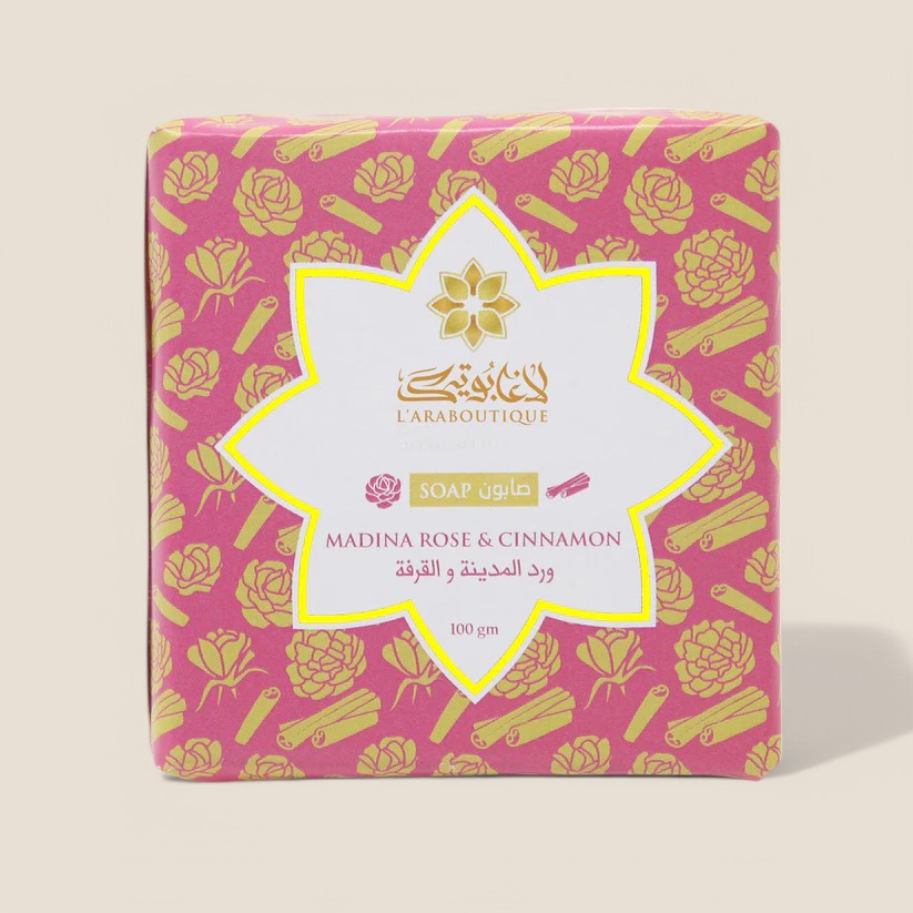 Madina Rose and Cinnamon Soap - 100g