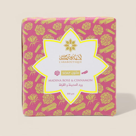 Madina Rose and Cinnamon Soap - 100g