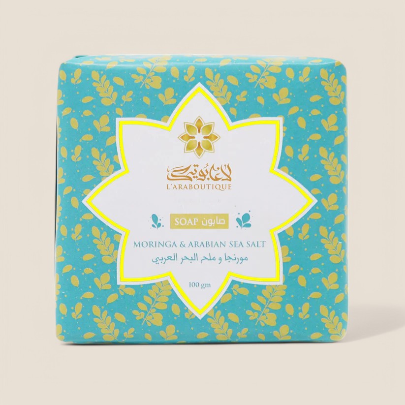 Moringa and Arabian Sea Salt Soap - 100g