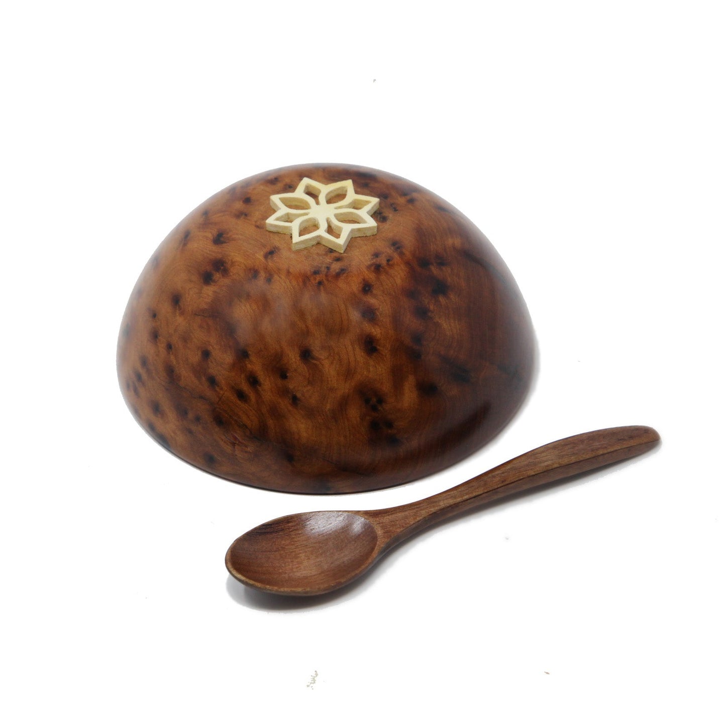 Handmade Wooden Hair Mask Bowl and Spoon
