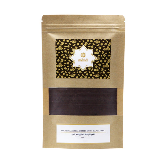 Organic Yemeni Arabica Coffee with Cardamom - 100g