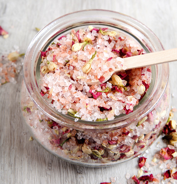 Madina Rose and Jasmine Bath Salt - 350g