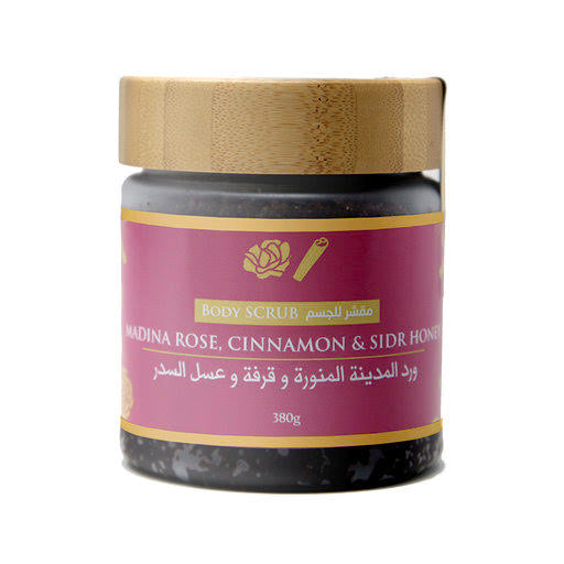 Madina Rose, Cinnamon and Sidr Honey Face and Body Scrub - 380g