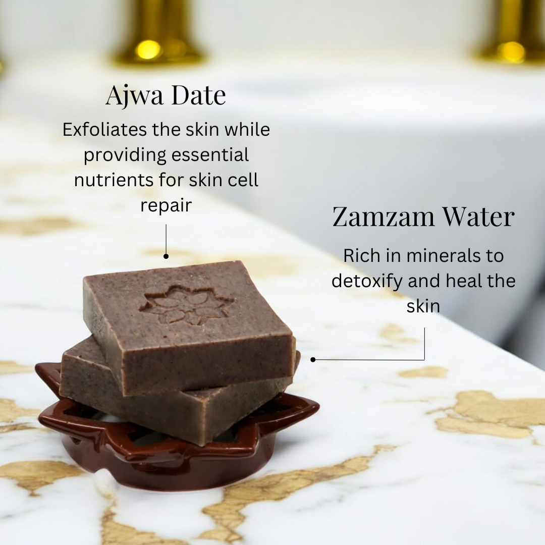 Ajwa Date and Zamzam Soap - 100g