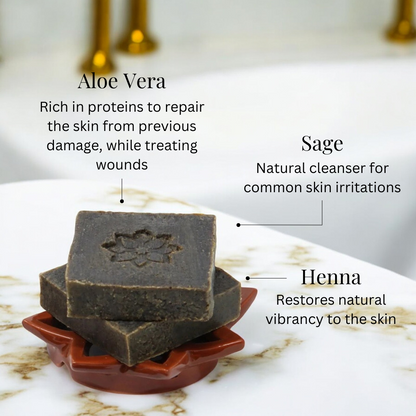 Henna, Sage and Aloe Vera Soap - 100g