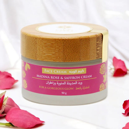 Madina Rose and Saffron Face Cream - 50g