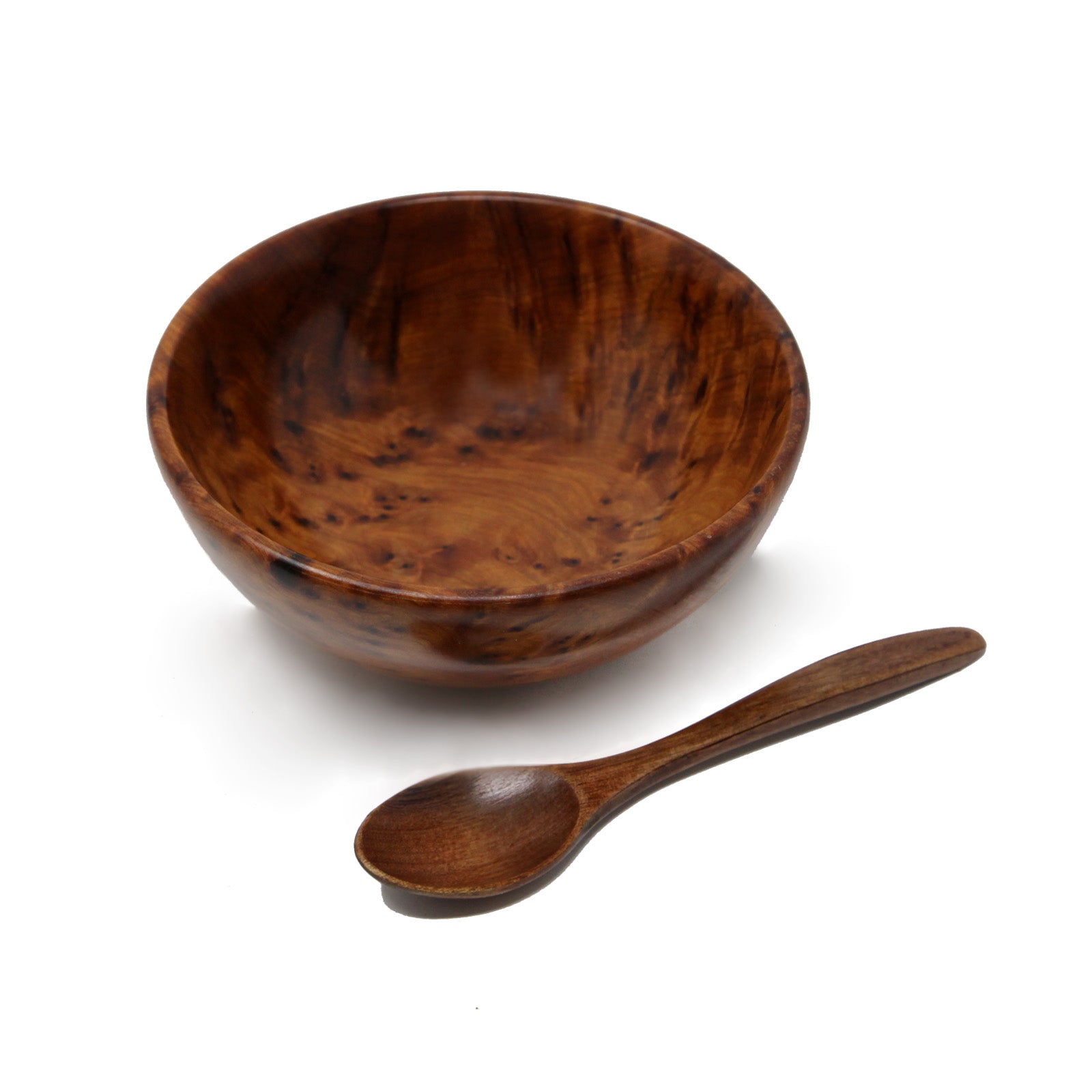 Handmade Wooden Hair Mask Bowl and Spoon