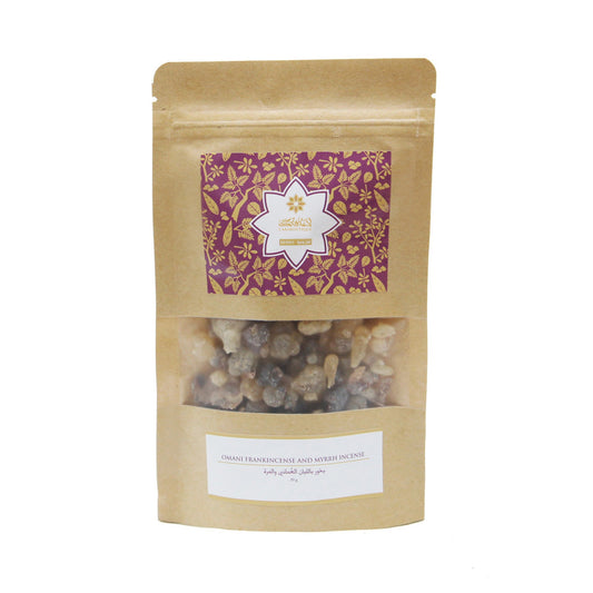Omani Frankincense and Myrrh Incense - 70g