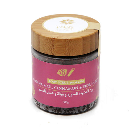 Madina Rose, Cinnamon and Sidr Honey Face and Body Scrub - 350g