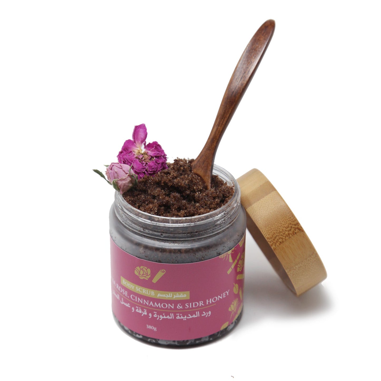 Madina Rose, Cinnamon and Sidr Honey Face and Body Scrub - 350g