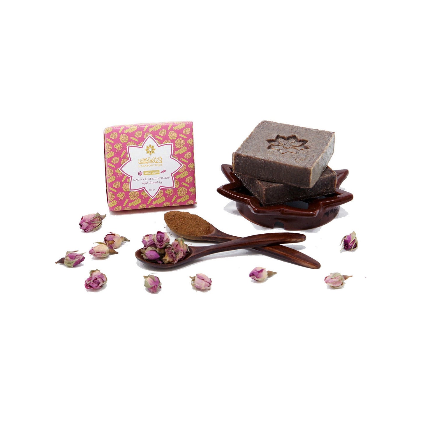 Madina Rose and Cinnamon Soap - 100g