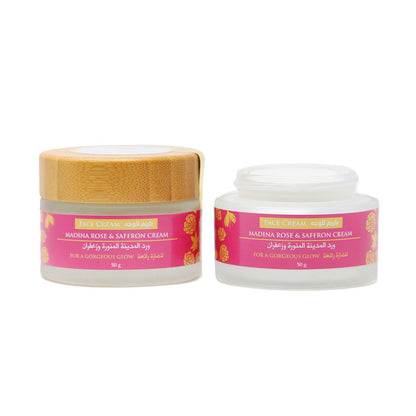 Madina Rose and Saffron Face Cream - 50g